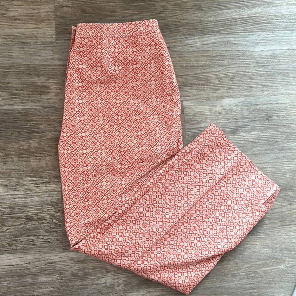 Sigrid Olsen coral trousers